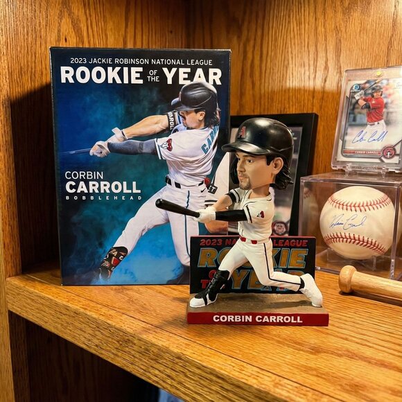 2023 Corbin Carroll Rookie Of The Year National League Bobblehead Collectible - Picture 2 of 10